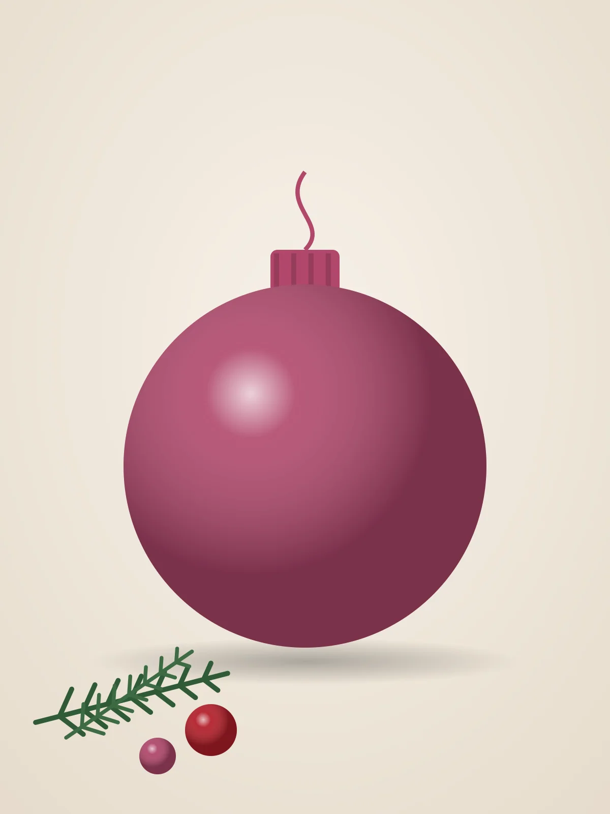Boule de Noël surprise — baume