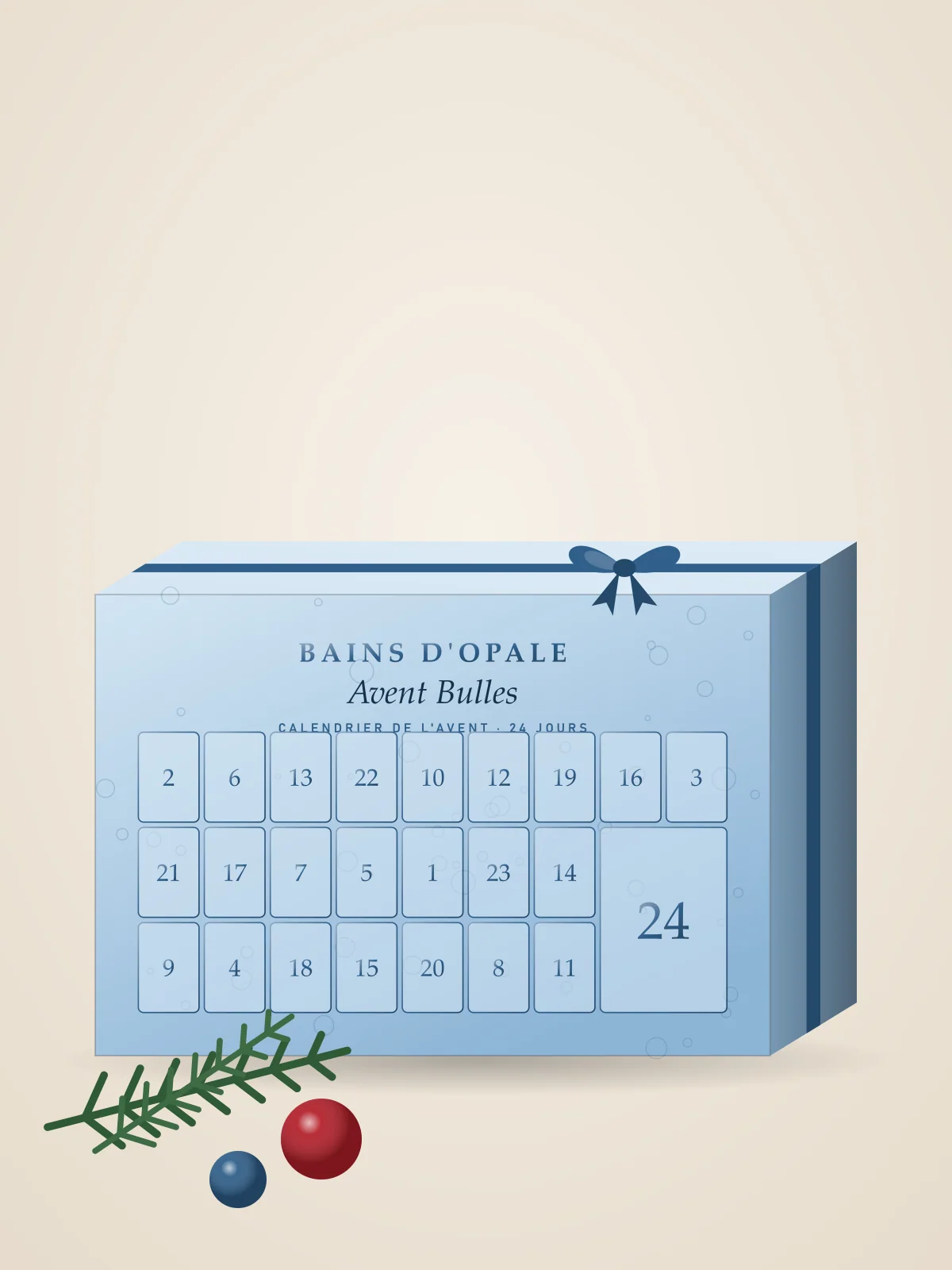 Calendrier de l'Avent « Avent Bulles »
