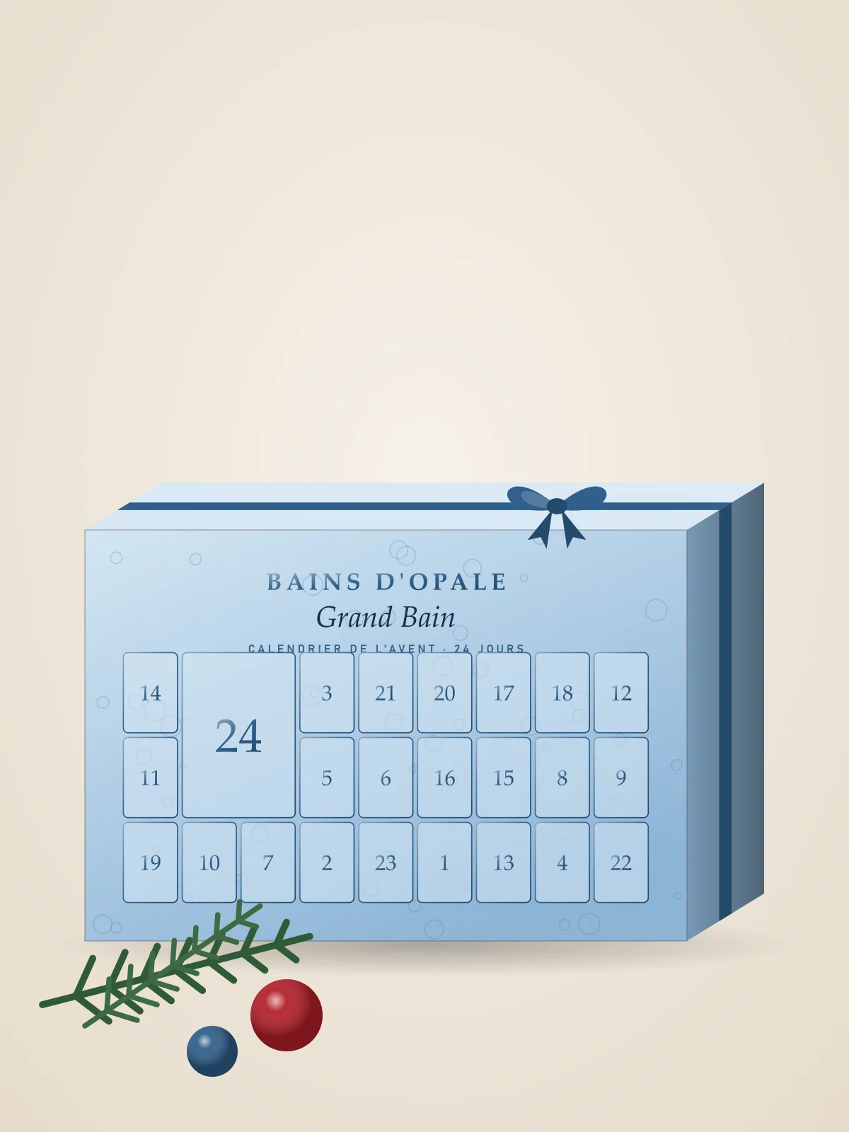 Calendrier de l'Avent « Grand Bain »