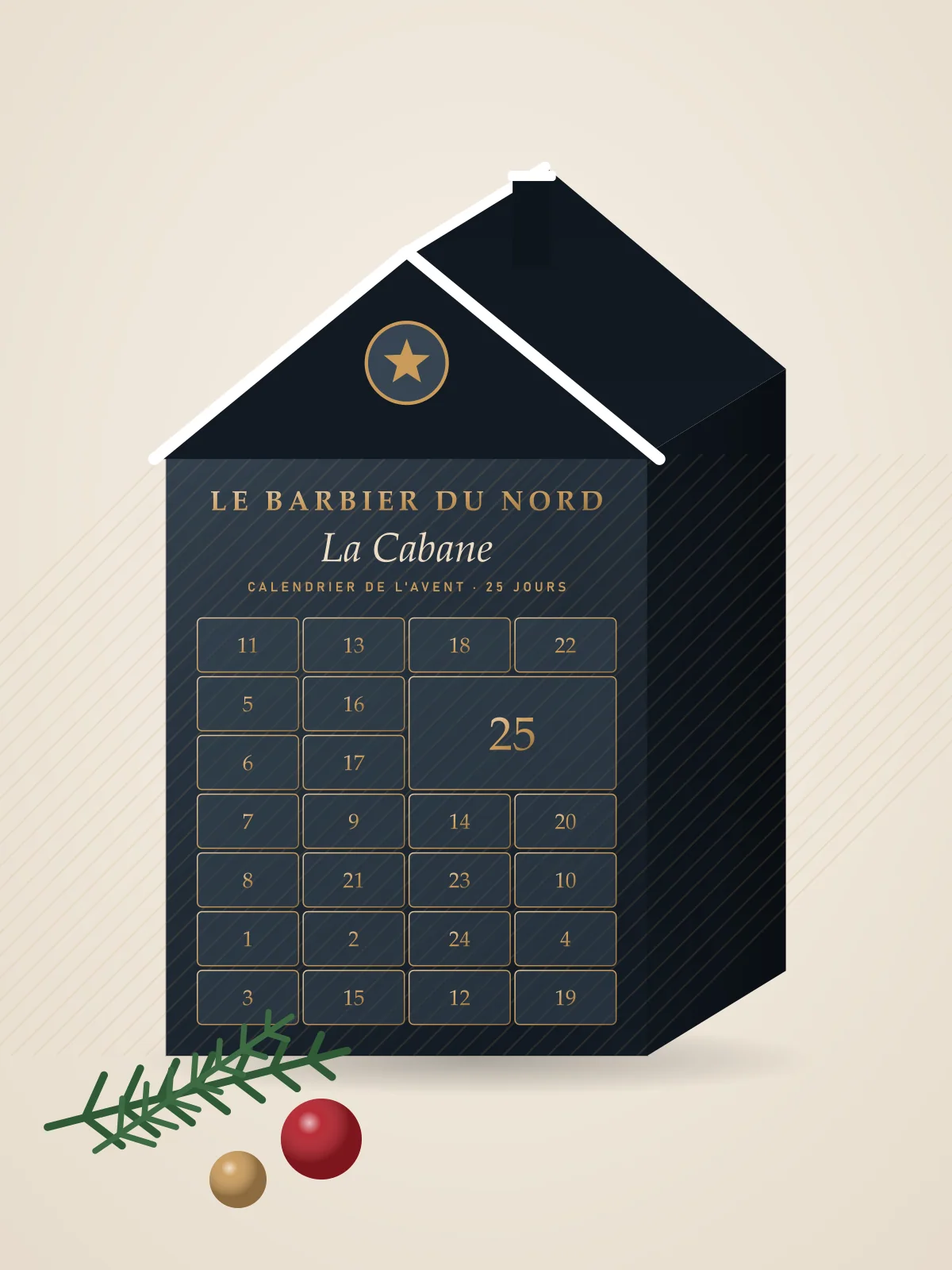 Calendrier de l'Avent « La Cabane »