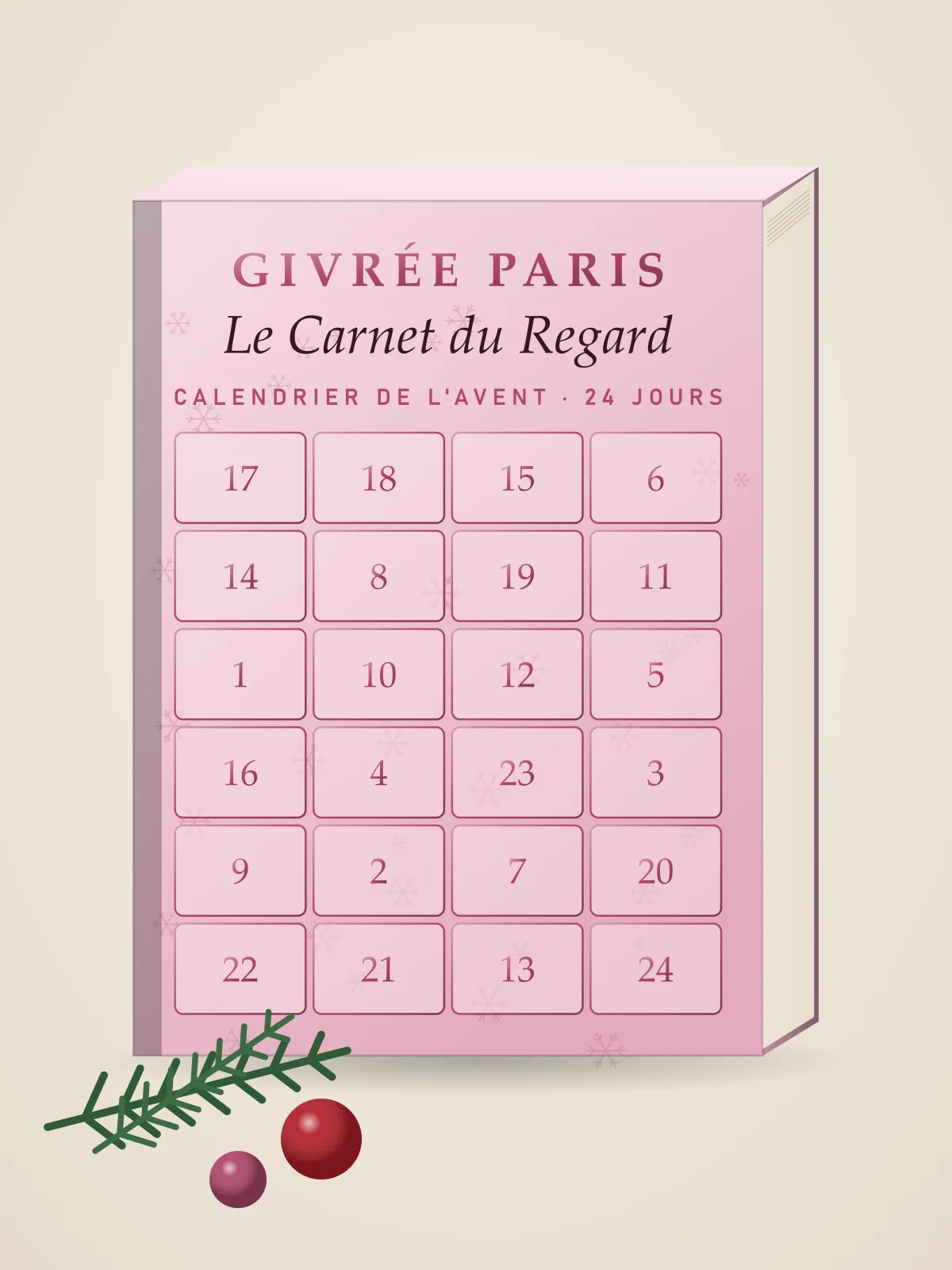 Calendrier de l'Avent « Le Carnet du Regard »