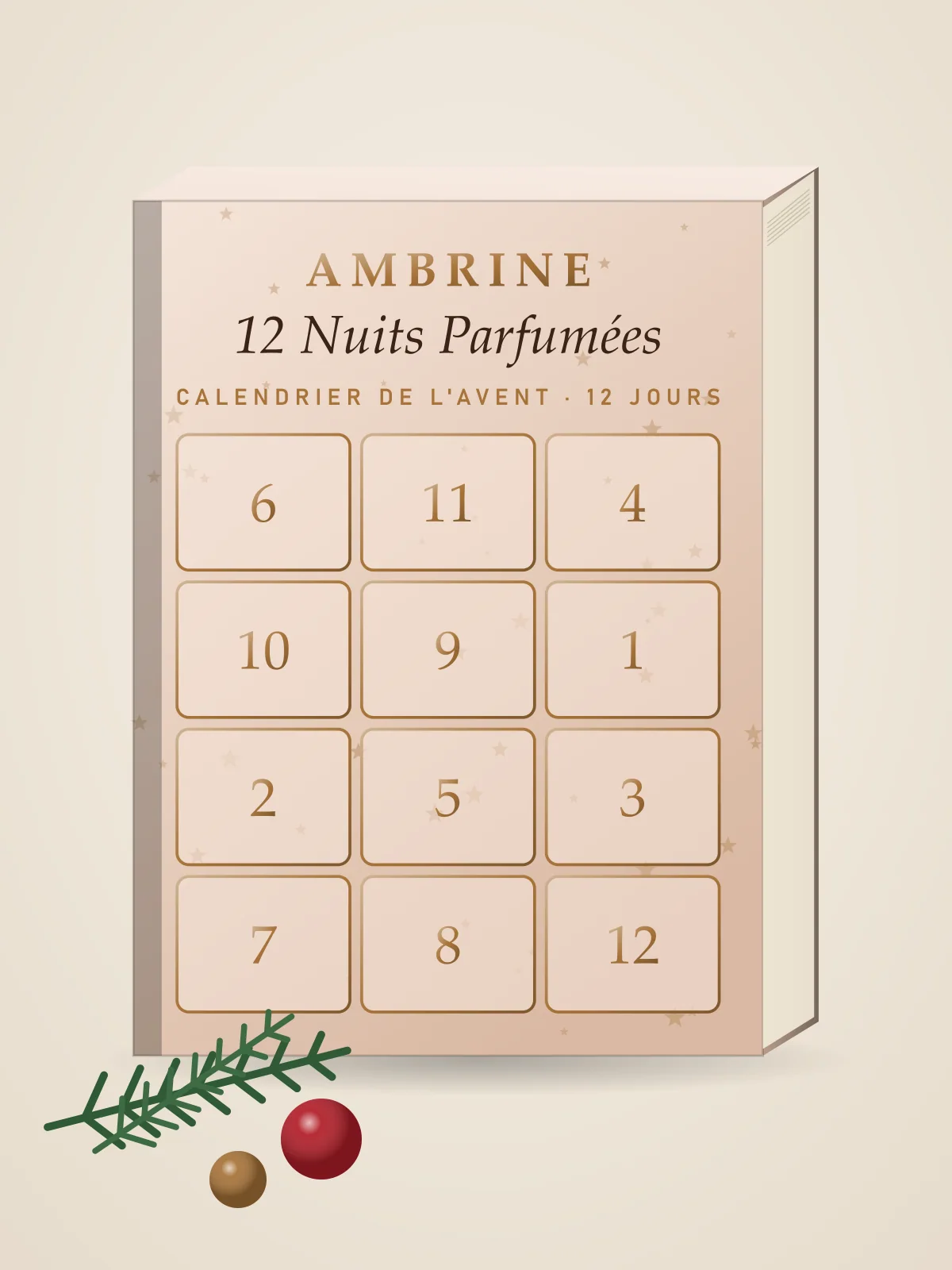 Calendrier de l'Avent « 12 Nuits Parfumées »