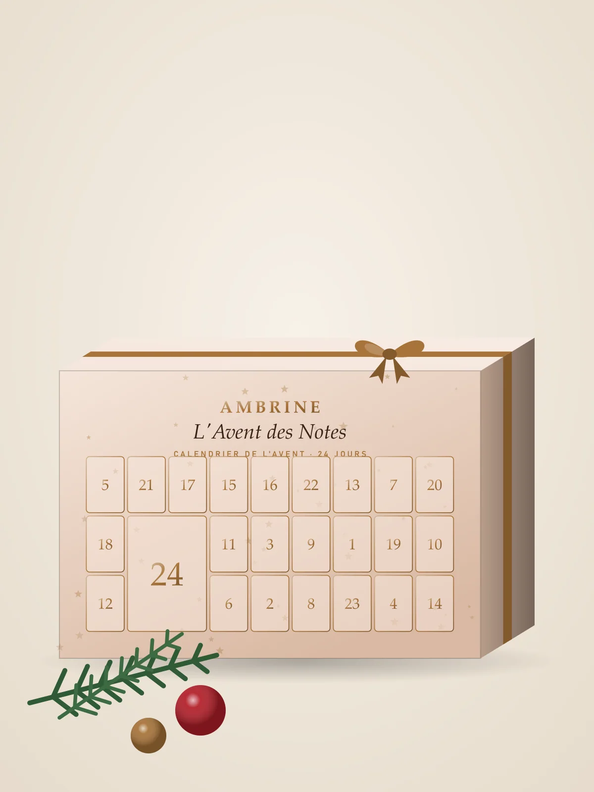 Calendrier de l'Avent « L'Avent des Notes »