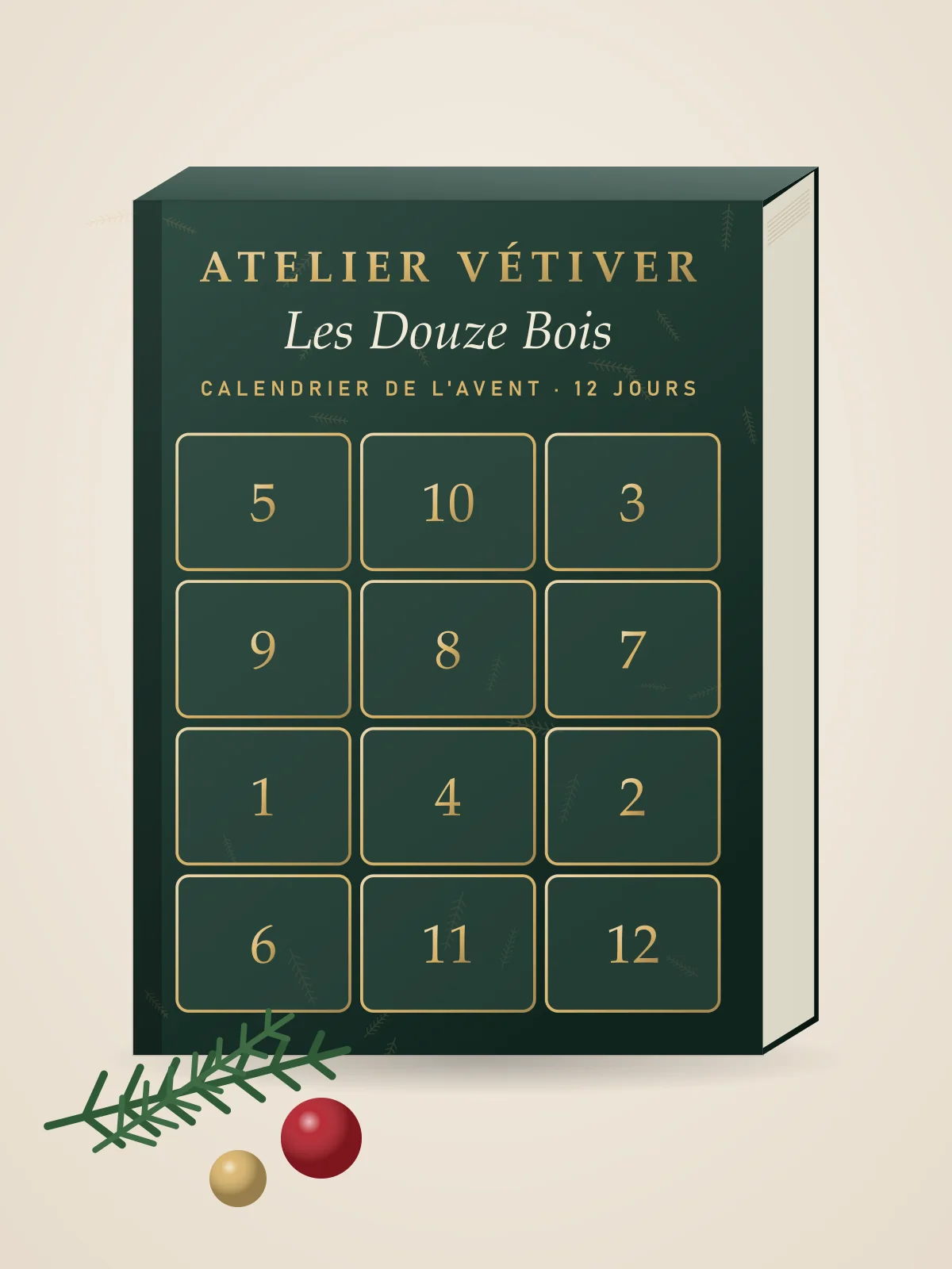 Calendrier de l'Avent « Les Douze Bois »