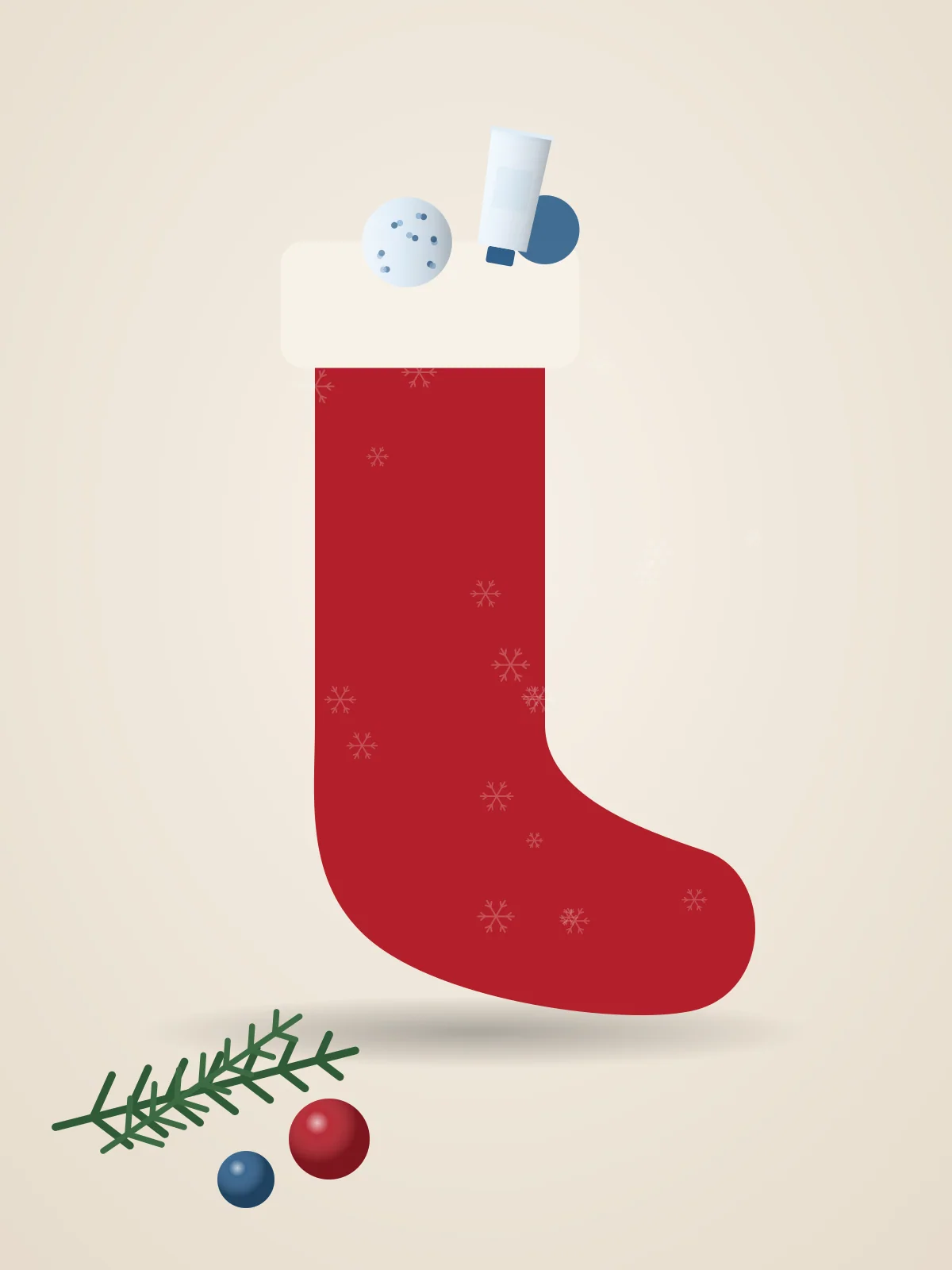 Chaussette de Noël garnie