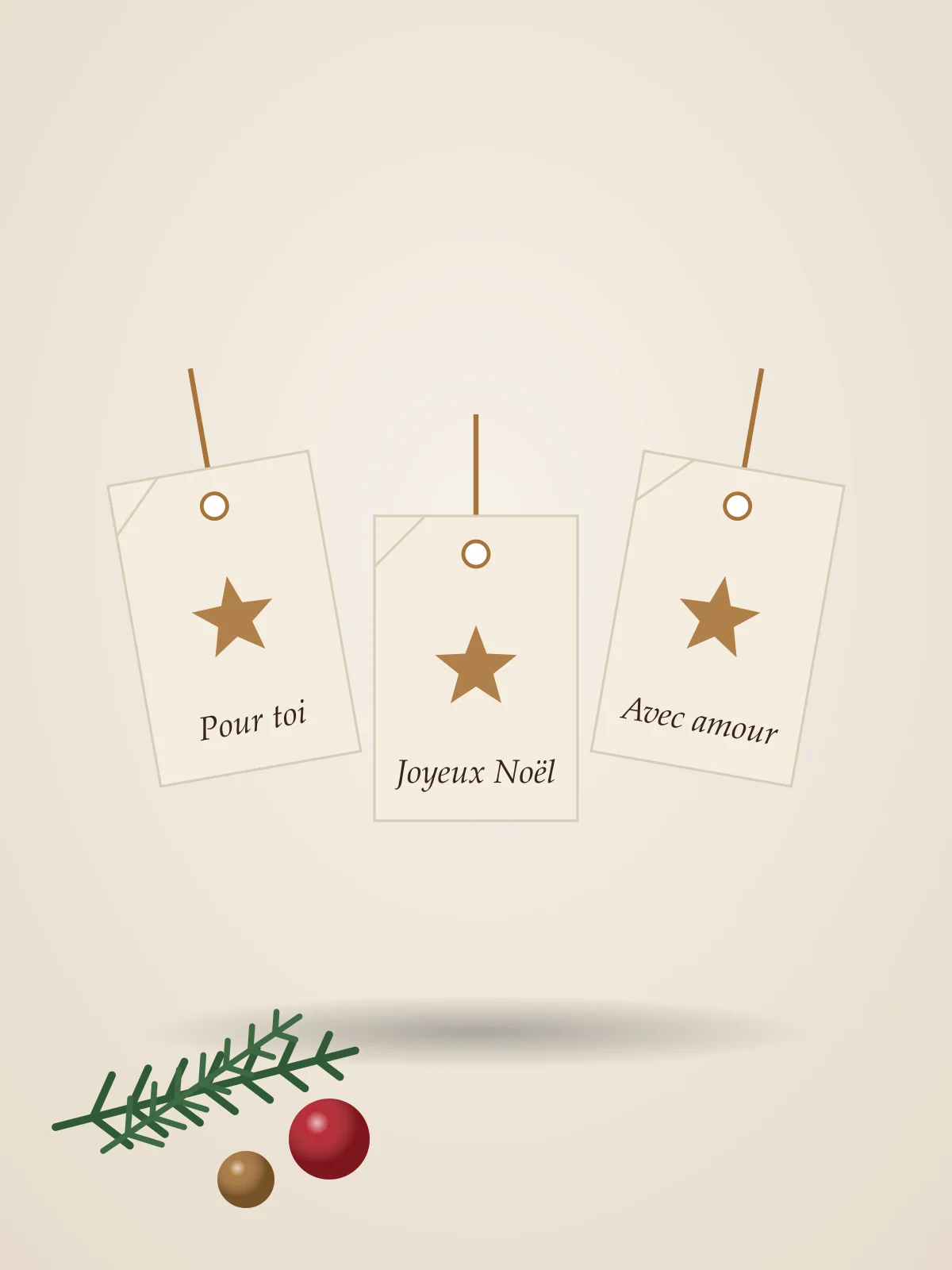 Étiquettes cadeaux parfumées ×6